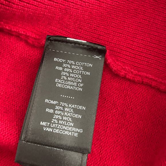 Harley Davidson Darting Sweater Men's Size Medium Color Block Tight Knit 1/4 Zip - Picture 4 of 9